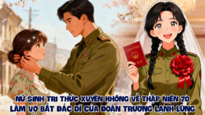NỮ SINH TRI THỨC XUYÊN KHÔNG VỀ THẬP NIÊN 70 LÀM VỢ BẤT ĐẮC DĨ CỦA ĐOÀN TRƯỞNG LẠNH LÙNG cover