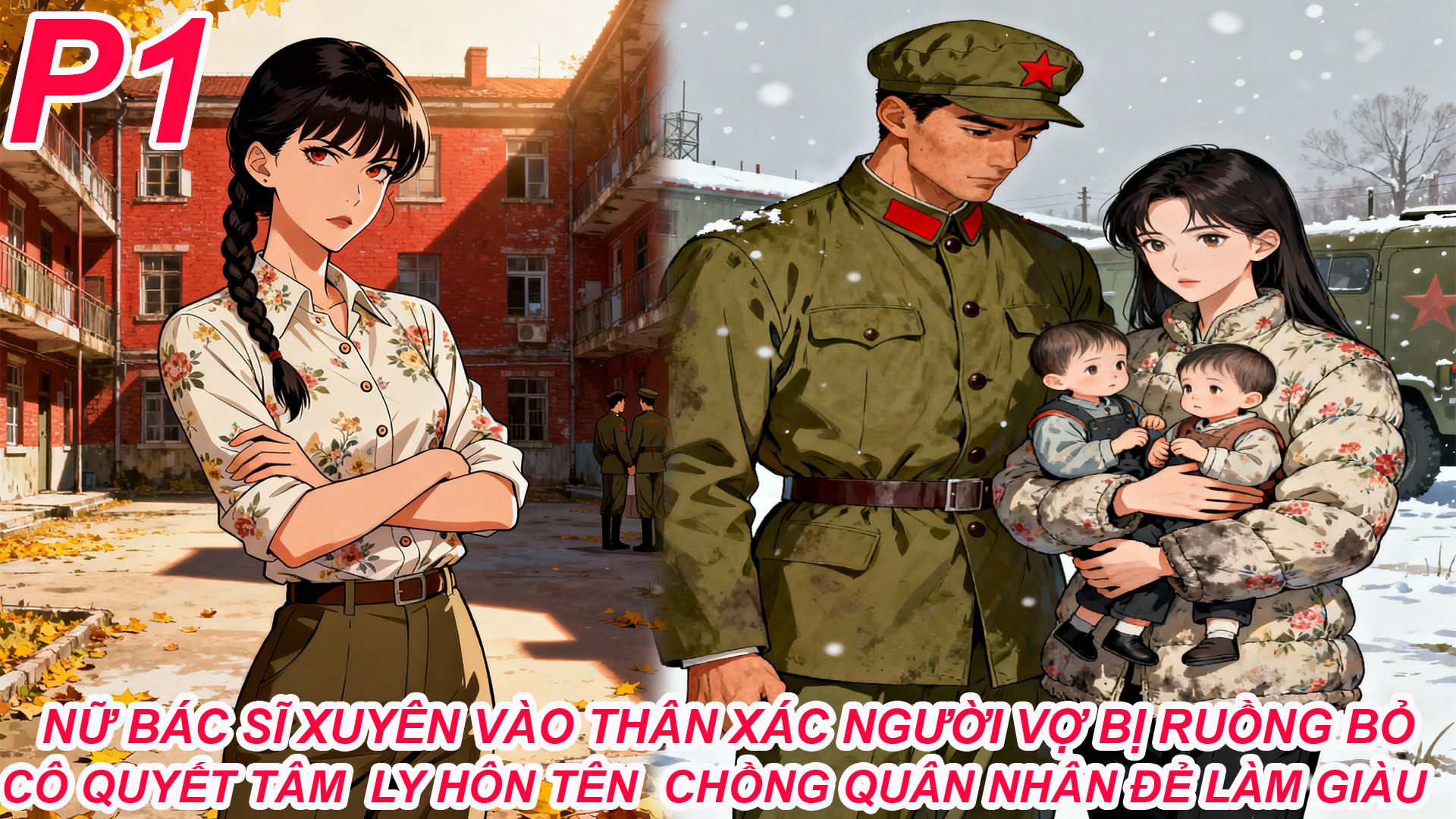NỮ BÁC SĨ XUYÊN VÀO THÂN NGƯỜI VỢ BỊ RUỒNG BỎ CÔ QUYẾT TÂM  LY HÔN TÊN  CHỒNG QUÂN NHÂN ĐẺ LÀM GIÀU thumbnail