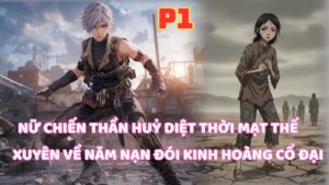 NỮ CHIẾN BINH SỪNG SỎ THỜI MẠT THẾ XUYÊN VÀO NHỮNG NĂM NẠN ĐÓI KINH HOÀNG THỜI CỔ ĐẠI cover
