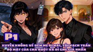 XUYÊN KHÔNG VỀ ĐÊM MẸ BỊ HẠI, TÔI VẠCH TRẦN BỘ MẶT CỦA CHA RUỘT VÀ DÌ GHẺ GIẢ NHÂN cover