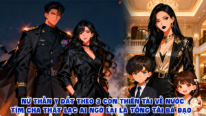 NỮ THẦN Y DẮT THEO 3 CON THIÊN TÀI VỀ NƯỚC TÌM CHA THẤT LẠC AI NGỜ LẠI LÀ ÔNG TRÙM BÁ ĐẠO cover