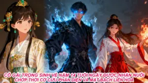 CÔ GÁI TRỌNG SINH VỀ NĂM 14 TUỔI NGÀY ĐƯỢC NHẬN  NUÔI CHỚP THỜI CƠ CỨU PHẢN DIỆN VẢ MẶT BẠCH LIÊN HOA cover