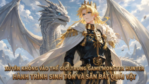 XUYÊN KHÔNG VÀO GAME MONSTER HUNTER HÀNH TRÌNH SINH TỒN VÀ THUẦN HÓA QUÁI THÚ KHỐC LIỆT cover