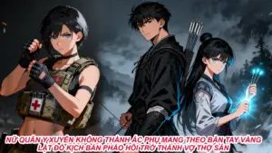 NỮ QUÂN Y XUYÊN KHÔNG THÀNH ÁC PHỤ MANG THEO BÀN TAY VÀNG LẬT ĐỔ KỊCH BẢN PHÁO HÔI TRỞ THÀNH VỢ THỢ SĂN cover
