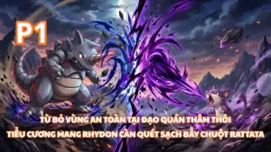 Pokemon Fanfic: Bỏ Đạo Quán Thâm Thôi, Tiểu Cương Mang Rhydon Càn Quét Bầy Chuột Rattata cover