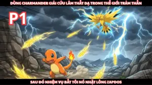 Pokemon Fanfic: Tôi Dùng Charmander Để Giải Cứu Lâm Thất Dạ, Rồi Bắt Nó Nhặt Lông Zapdos cover