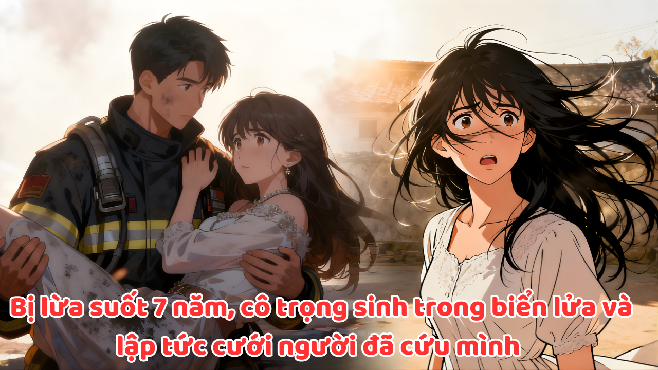 BỊ LỪA SUỐT 7 NĂM, CÔ TRỌNG SINH TRONG BIỂN LỬA VÀ LẬP TỨC CƯỚI NGƯỜI ĐÃ CỨU MÌNH thumbnail