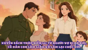 XUYÊN SÁCH THẬP NIÊN 50: TỪ NGƯỜI VỢ BỊ BỎ RƠI, CÔ DẪN CON LÀM GIÀU VÀ LÀM LẠI CUỘC ĐỜI cover