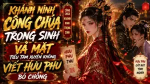KHÁNH NINH CÔNG CHÚA TRỌNG SINH VẢ MẶT TIỂU TAM XUYÊN KHÔNG VIẾT HƯU PHU BỎ CHỒNG cover