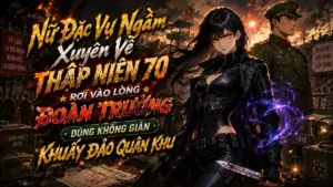 Nữ Đặc Vụ Ngầm Xuyên Về Thập Niên 70 Rơi Vào Lòng Đoàn Trưởng Dùng Không Gian Khuấy Đảo Quân Khu cover