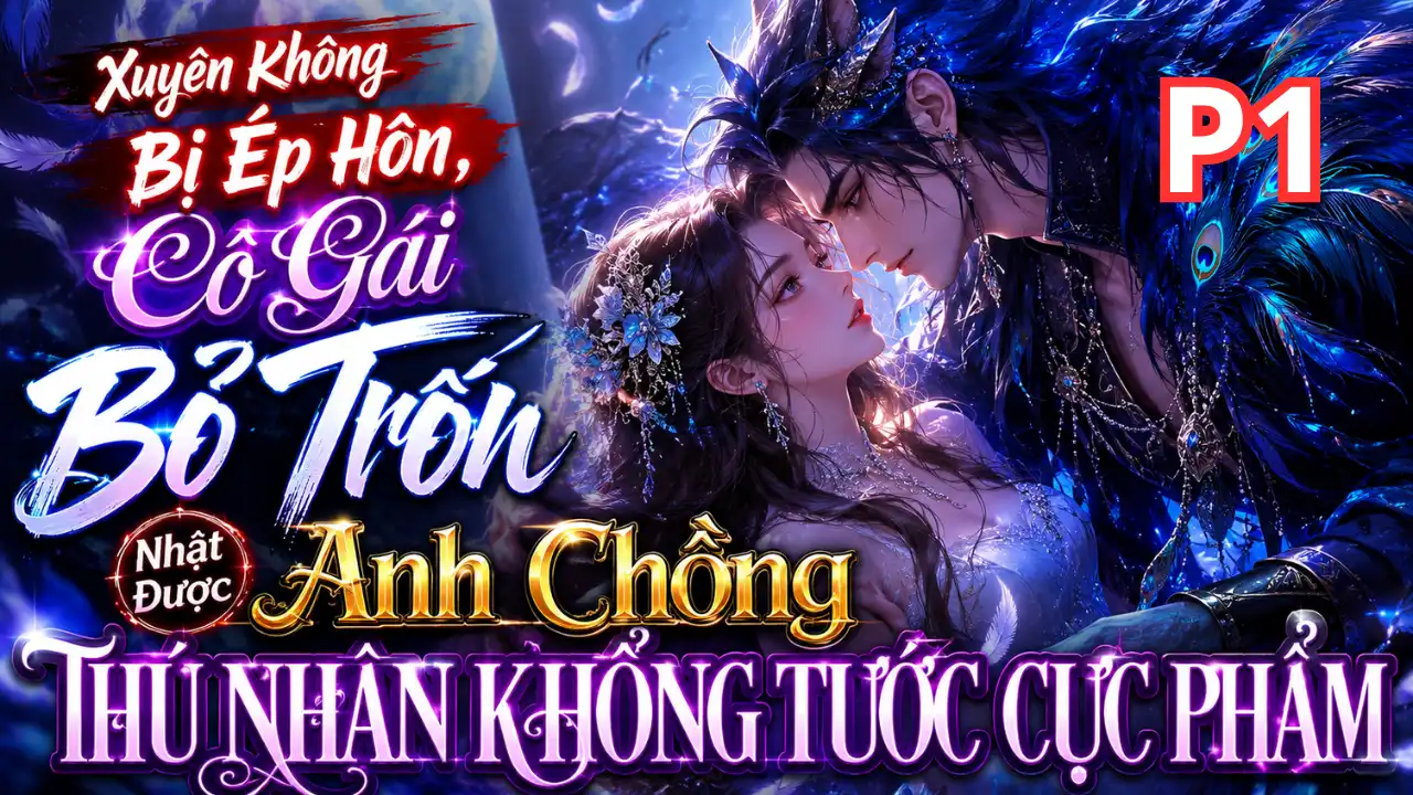 Xuyên Không Bị Ép Hôn, Cô Gái Bỏ Trốn Nhặt Được Anh Chồng Thú Nhân Khổng Tước Cực Phẩm thumbnail