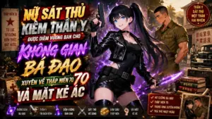 NỮ SÁT THỦ KIÊM THẦN Y ĐƯỢC DIÊM VƯƠNG BAN CHO KHÔNG GIAN BÁ ĐẠO XUYÊN VỀ THẬP NIÊN 70 VẢ MẶT KẺ ÁC cover