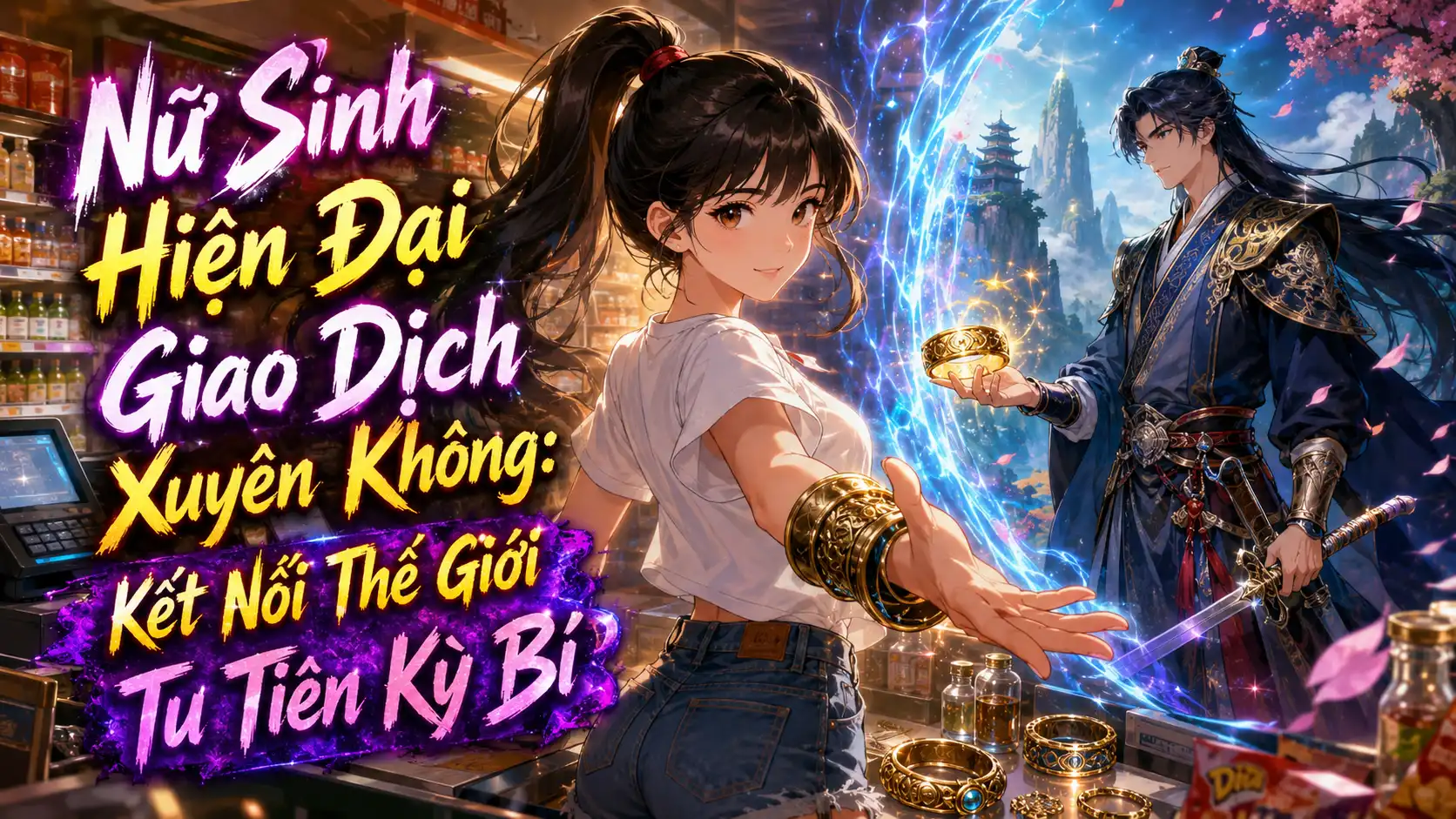 Nữ Sinh Hiện Đại Giao Dịch Xuyên Không: Kết Nối Thế Giới Tu Tiên Kỳ Bí thumbnail