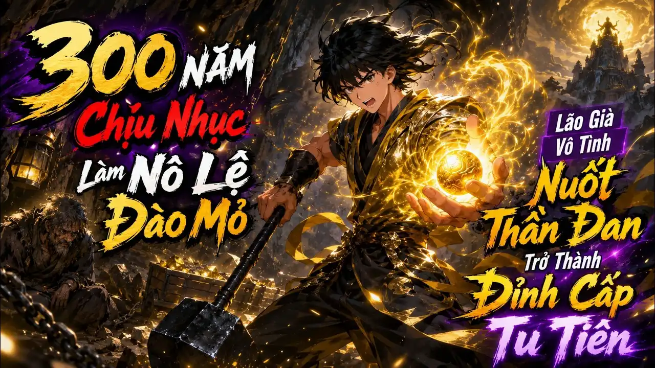 300 Năm Chịu Nhục Làm Nô Lệ Đào Mỏ Lão Già Vô Tình Nuốt Thần Đan Trở Thành Đỉnh Cấp Tu Tiên thumbnail