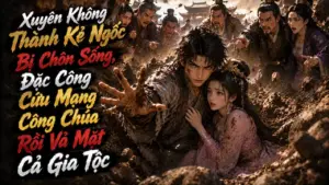 Xuyên Không Thành Kẻ Ngốc Bị Chôn Sống, Đặc Công Cứu Mạng Công Chúa Rồi Vả Mặt Cả Gia Tộc cover
