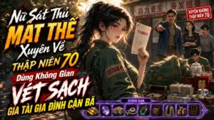 Nữ Sát Thủ Mạt Thế Xuyên Về Thập Niên 70 Dùng Không Gian Vét Sạch Gia Tài Gia Đình Cặn Bã cover