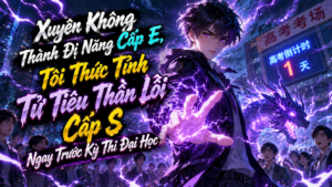 Xuyên Không Thành Dị Năng Cấp E, Tôi Thức Tỉnh Tử Tiêu Thần Lôi Cấp SSS Chấn Động Đại Hạ cover