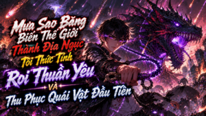 Mưa Sao Băng Biến Thế Giới Thành Địa Ngục, Tôi Thức Tỉnh Roi Thuần Yêu Và Thu Phục Quái Vật Đầu Tiên cover