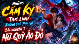 Những Cấm Kỵ Tâm Linh Không Thể Phá Vỡ: Lời Nguyền Nữ Quỷ Áo Đỏ cover