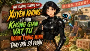 Nữ Cường Tương Lai Xuyên Không: Sở Hữu Không Gian Vật Tư Và Robot Thông Minh Thay Đổi Số Phận cover