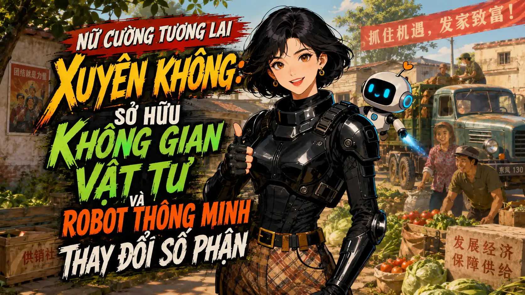 Nữ Cường Tương Lai Xuyên Không: Sở Hữu Không Gian Vật Tư Và Robot Thông Minh Thay Đổi Số Phận thumbnail