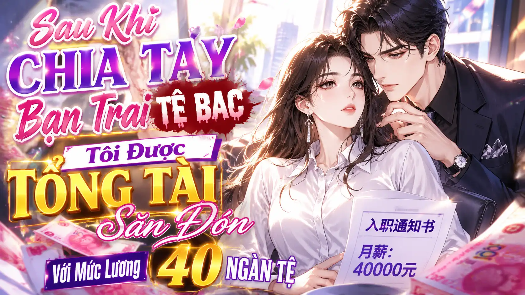 Sau Khi Chia Tay Bạn Trai Tệ Bạc: Tôi Được Tổng Tài Săn Đón Với Mức Lương 40 Ngàn Tệ thumbnail