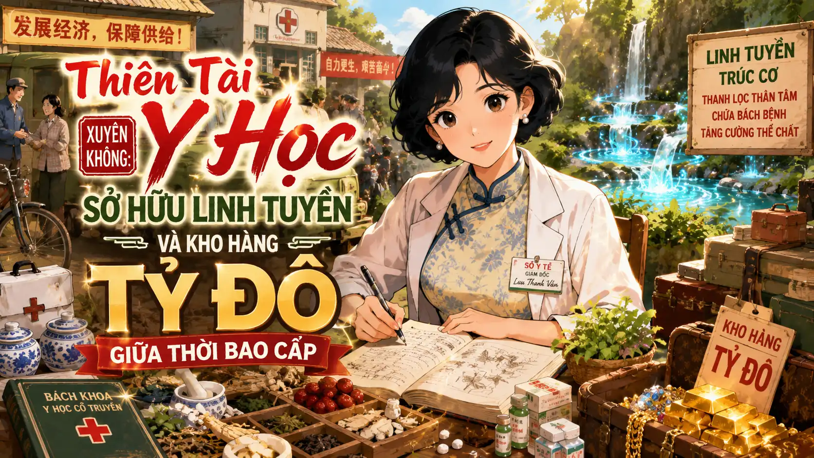 Thiên Tài Y Học Xuyên Không: Sở Hữu Linh Tuyền Và Kho Hàng Tỷ Đô Giữa Thời Bao Cấp thumbnail
