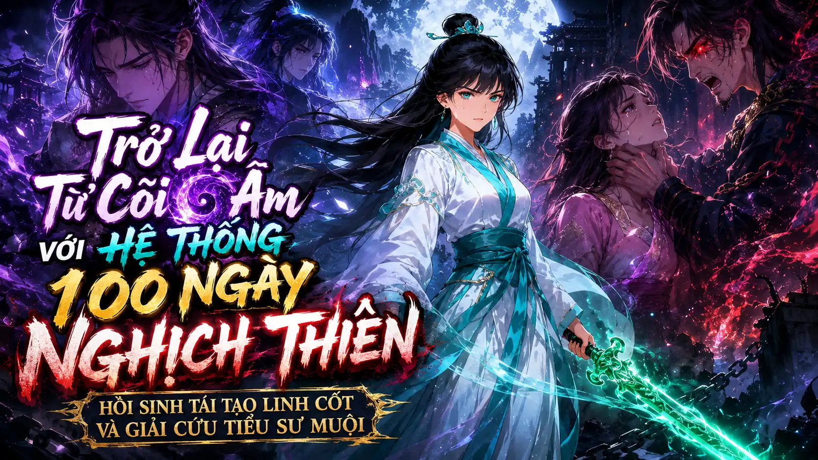 Trở Lại Từ Cõi Âm Với Hệ Thống 100 Ngày: Nghịch Thiên Hồi Sinh Tái Tạo Linh Cốt Và Giải Cứu Tiểu Sư Muội thumbnail
