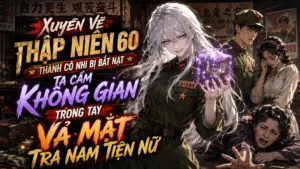 XUYÊN VỀ THẬP NIÊN 60 THÀNH CÔ NHI BỊ BẮT NẠT TA CẦM KHÔNG GIAN TRONG TAY  VẢ MẶT TRA NAM TIỆN NỮ cover
