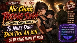Nữ Chính Trọng Sinh Bỏ Chồng Quân Nhân Tồi Nàng Nhặt Được Đứa Trẻ Ăn Xin Có Dị Năng Mang Về Nuôi cover