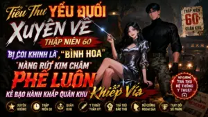 Tiểu Thư Yếu Đuối Xuyên Về Năm 60 Bị Kinh Là BÌNH HOA Nàng Rút Kim Châm Phế Luôn Kẻ Bạo Hành cover
