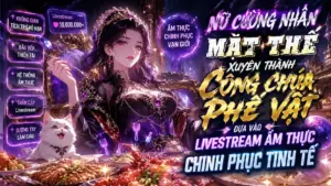 Nữ Cường Nhân Mạt Thế Xuyên Thành Công Chúa Phế Vật Dựa Vào Livestream Ẩm Thực Chinh Phục Tinh Tế cover