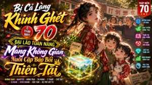 Bị Cả Làng Khinh Ghét Ở Thập Niên 70 Đại Lão Toàn Năng Mang Không Gian Nuôi Cặp Bảo Bối Thiên Tài cover