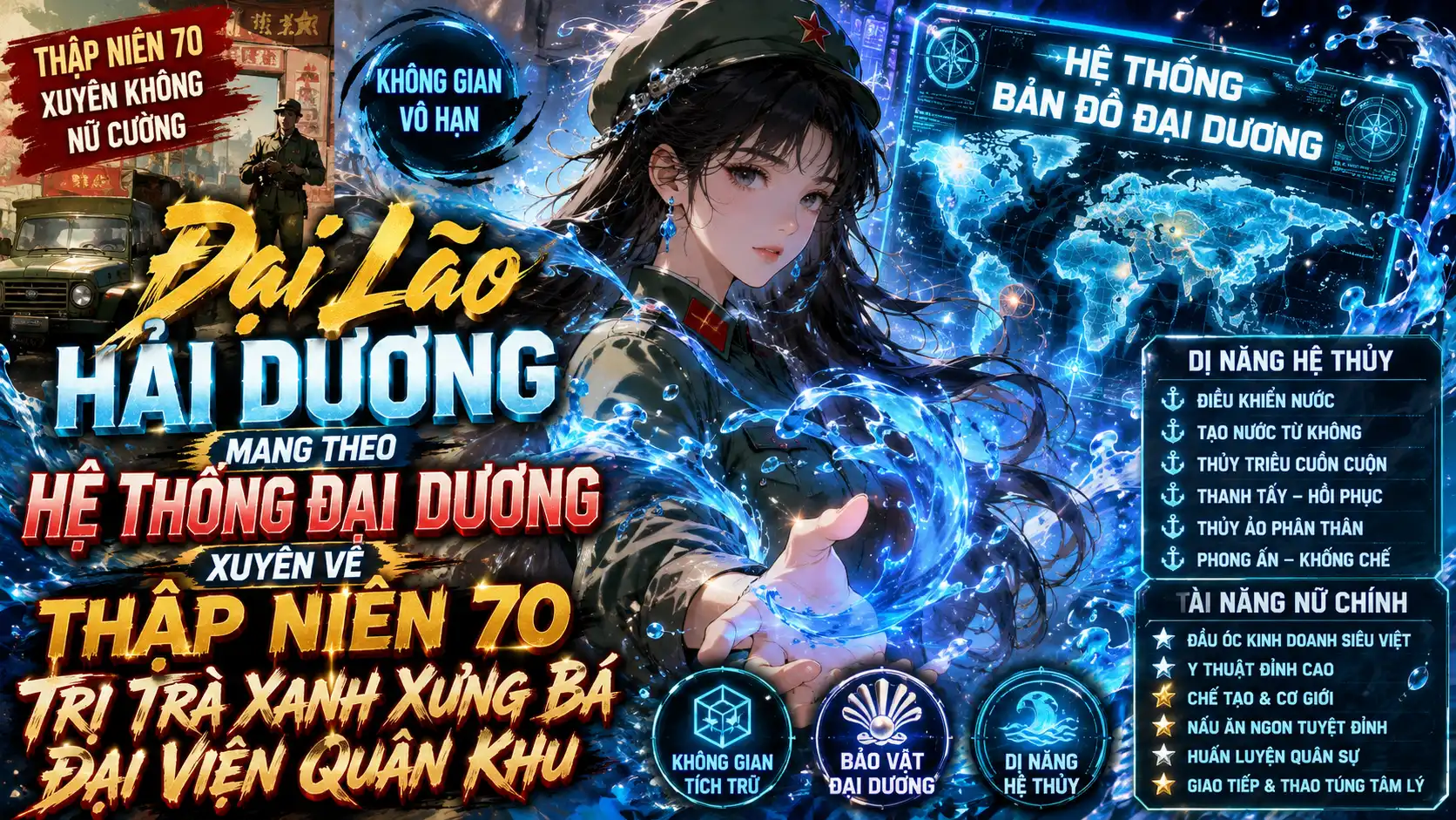 Đại Lão Hải Dương Mang Hệ Thống Đại Dương Xuyên Thập Niên 70 Trị Trà Xanh Xưng Bá Đại Viện Quân Khu thumbnail