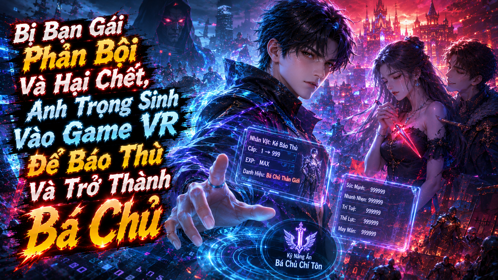 Bị Bạn Gái Phản Bội Và Hại Chết, Anh Trọng Sinh Vào Game VR Để Báo Thù Và Trở Thành Bá Chủ thumbnail