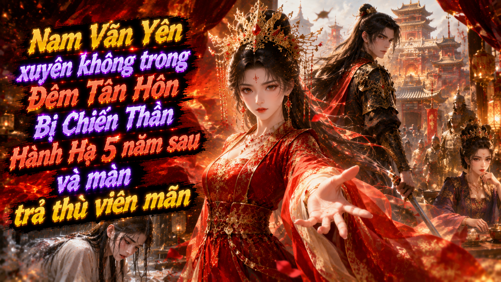 Nam Vãn Yên xuyên không trong Đêm Tân Hôn Bị Chiến Thần Hành Hạ 5 năm sau và màn trả thù viên mãn thumbnail