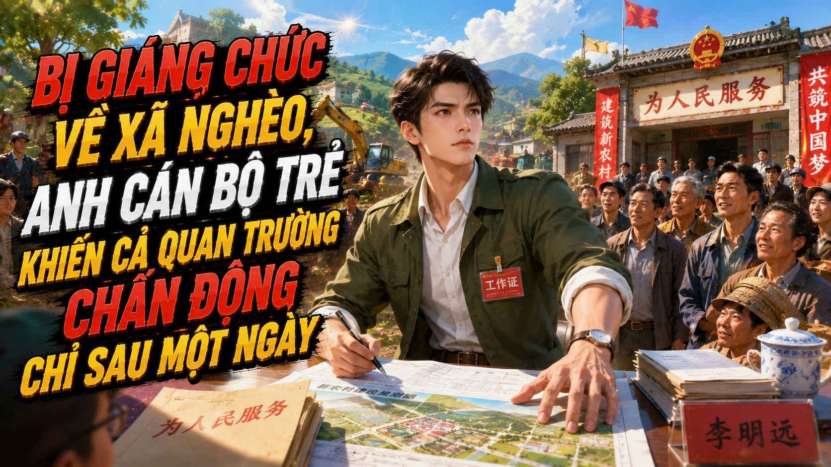 Bị Giáng Chức Về Xã Nghèo, Anh Cán Bộ Trẻ Khiến Cả Quan Trường Chấn Động Chỉ Sau Một Ngày thumbnail