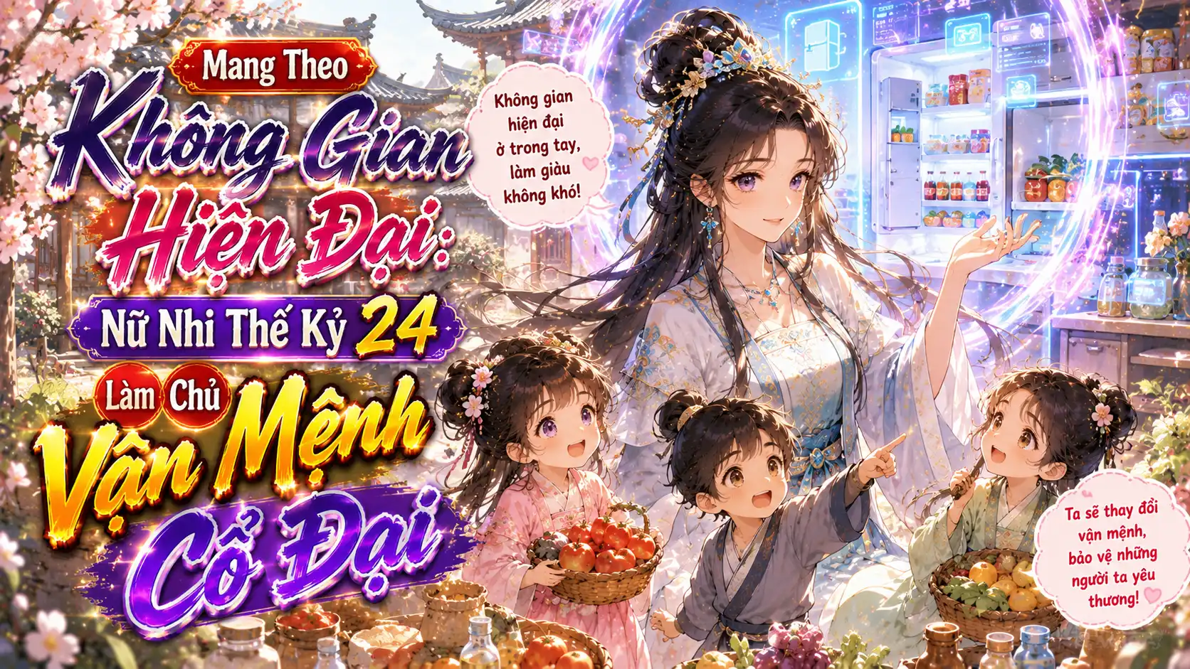 Mang Theo Không Gian Hiện Đại: Nữ Nhi Thế Kỷ 24 Làm Chủ Vận Mệnh Cổ Đại thumbnail