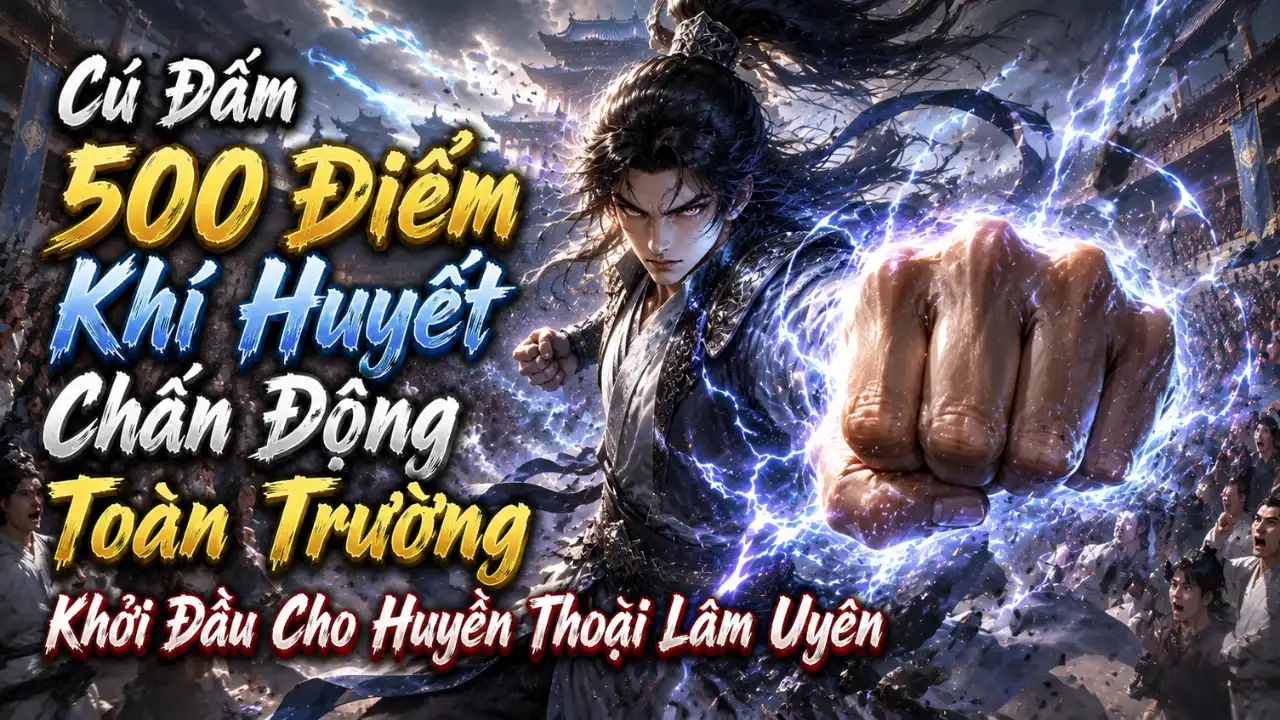 Cú Đấm 500 Điểm Khí Huyết Chấn Động Toàn Trường, Khởi Đầu Cho Huyền Thoại Lâm Uyên thumbnail
