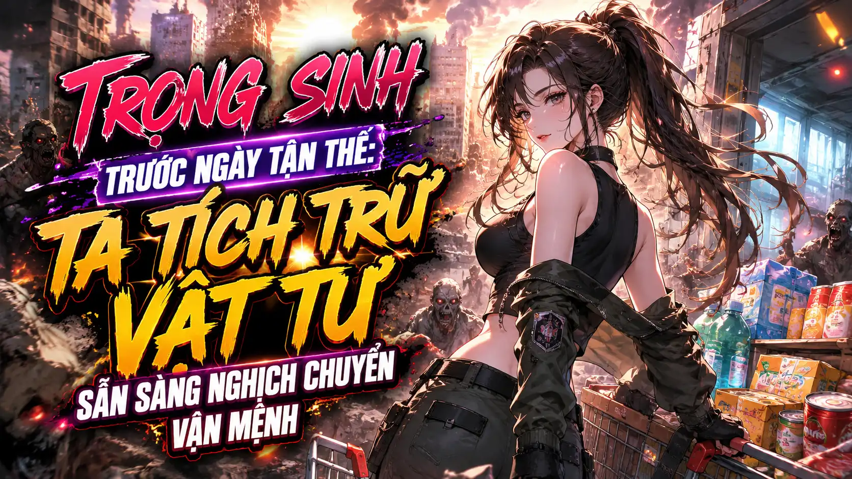 Trọng Sinh Trước Ngày Tận Thế: Ta Tích Trữ Vật Tư Sẵn Sàng Nghịch Chuyển Vận Mệnh thumbnail