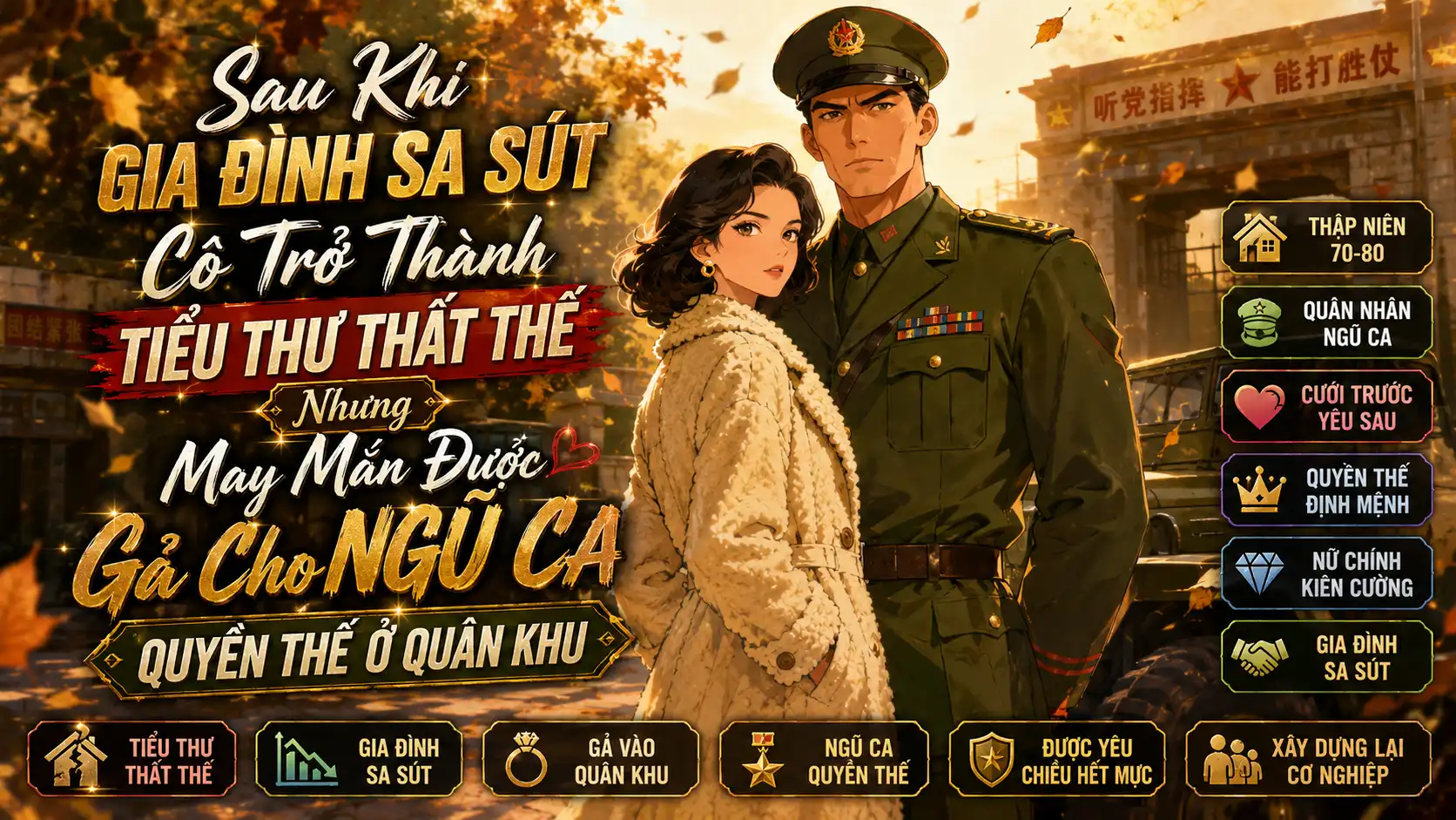 SAU KHI GIA ĐÌNH SA SÚT CÔ TRỞ THÀNH TIỂU THƯ THẤT THẾ MAY MẮN ĐƯỢC GẢ CHO NGŨ CA QUYỀN LỰC thumbnail