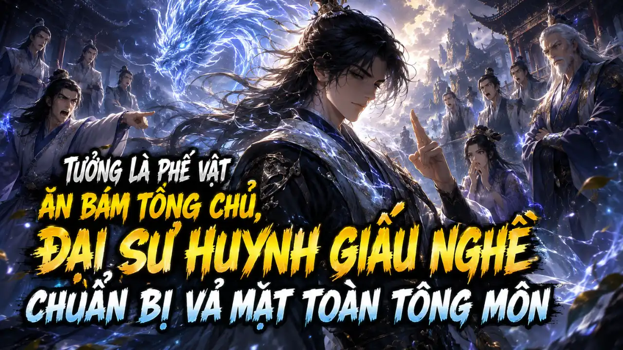 Tưởng Là Phế Vật Ăn Bám Tông Chủ, Đại Sư Huynh Giấu Nghề Chuẩn Bị Vả Mặt Toàn Tông Môn thumbnail