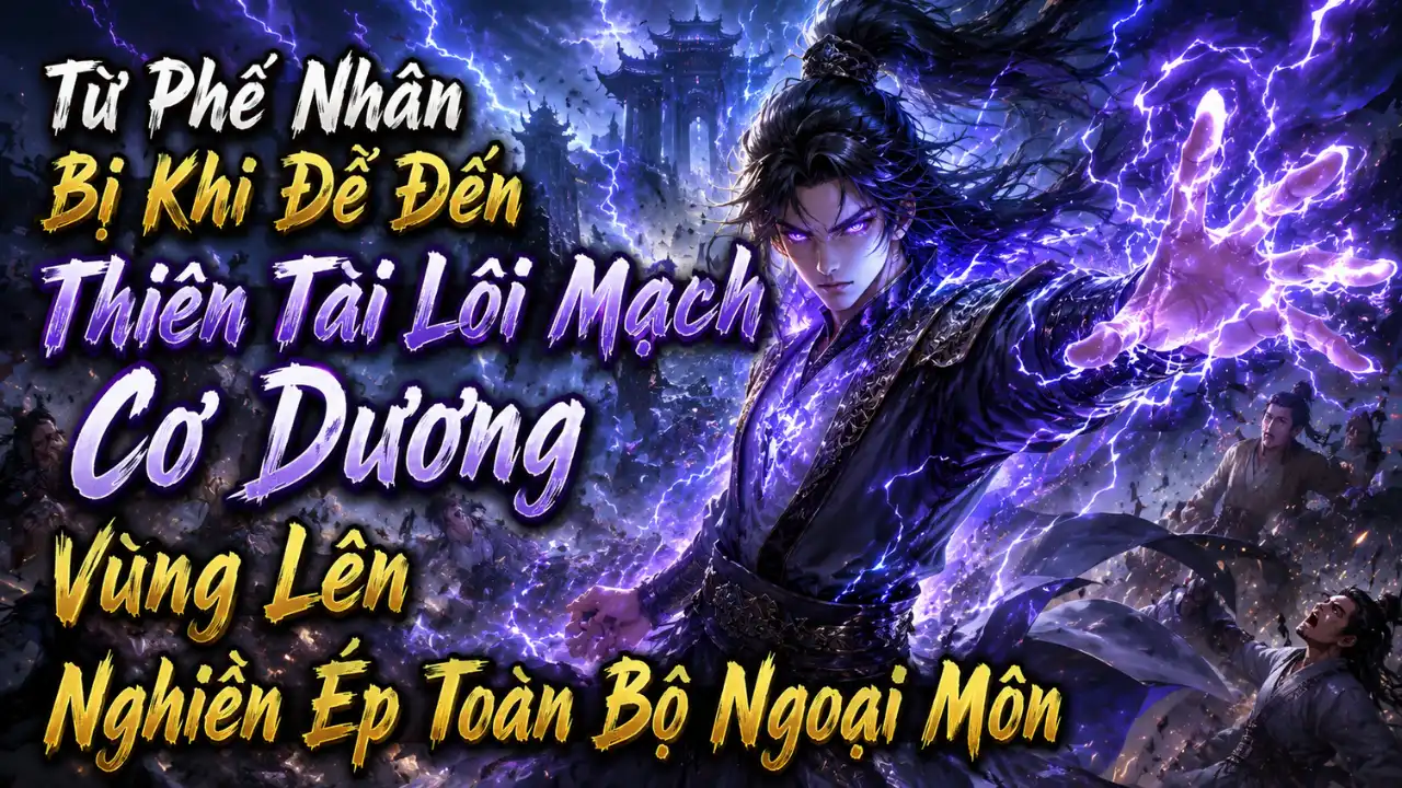 Từ Phế Nhân Bị Khi Dễ Đến Thiên Tài Lôi Mạch, Cơ Dương Vùng Lên Nghiền Ép Toàn Bộ Ngoại Môn thumbnail
