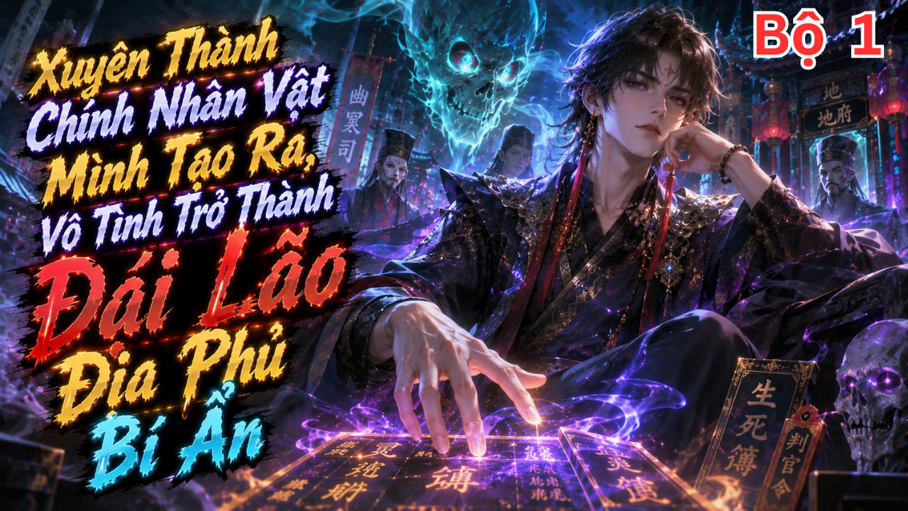 Xuyên Thành Chính Nhân Vật Mình Tạo Ra, Vô Tình Trở Thành Đại Lão Địa Phủ Bí Ẩn thumbnail